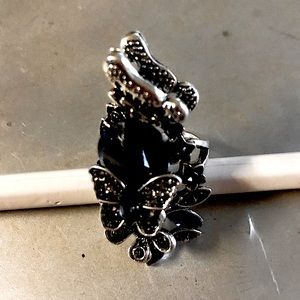 Elegant Sapphire Butterfly ring ax 5